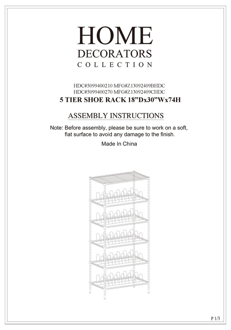 Home Decorators Collection 5099400210 Assembly instructions Home Decorators Collection 5099400210 Assembly instructions