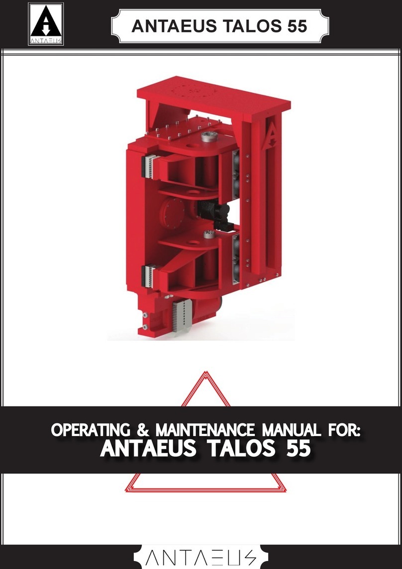 Antaeus TALOS 55 operating & maintenance manual