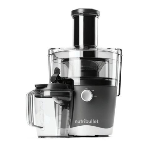 NUTRIBULLET NBJ100G User manual