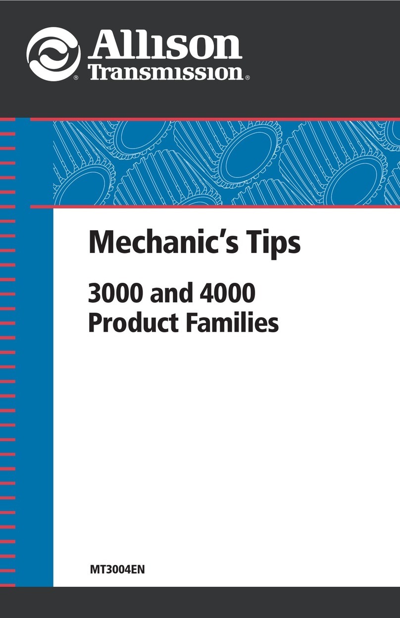 Allison Transmission 3000 Assembly instructions Allison Transmission 3000 Assembly instructions