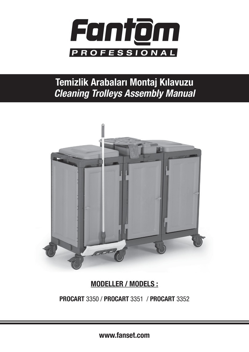 Fanset Fantom Professional PROCART 3350 Assembly manual