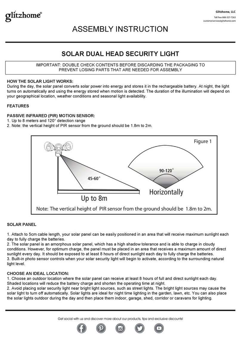 GLITZHOME GH20403 Assembly instruction