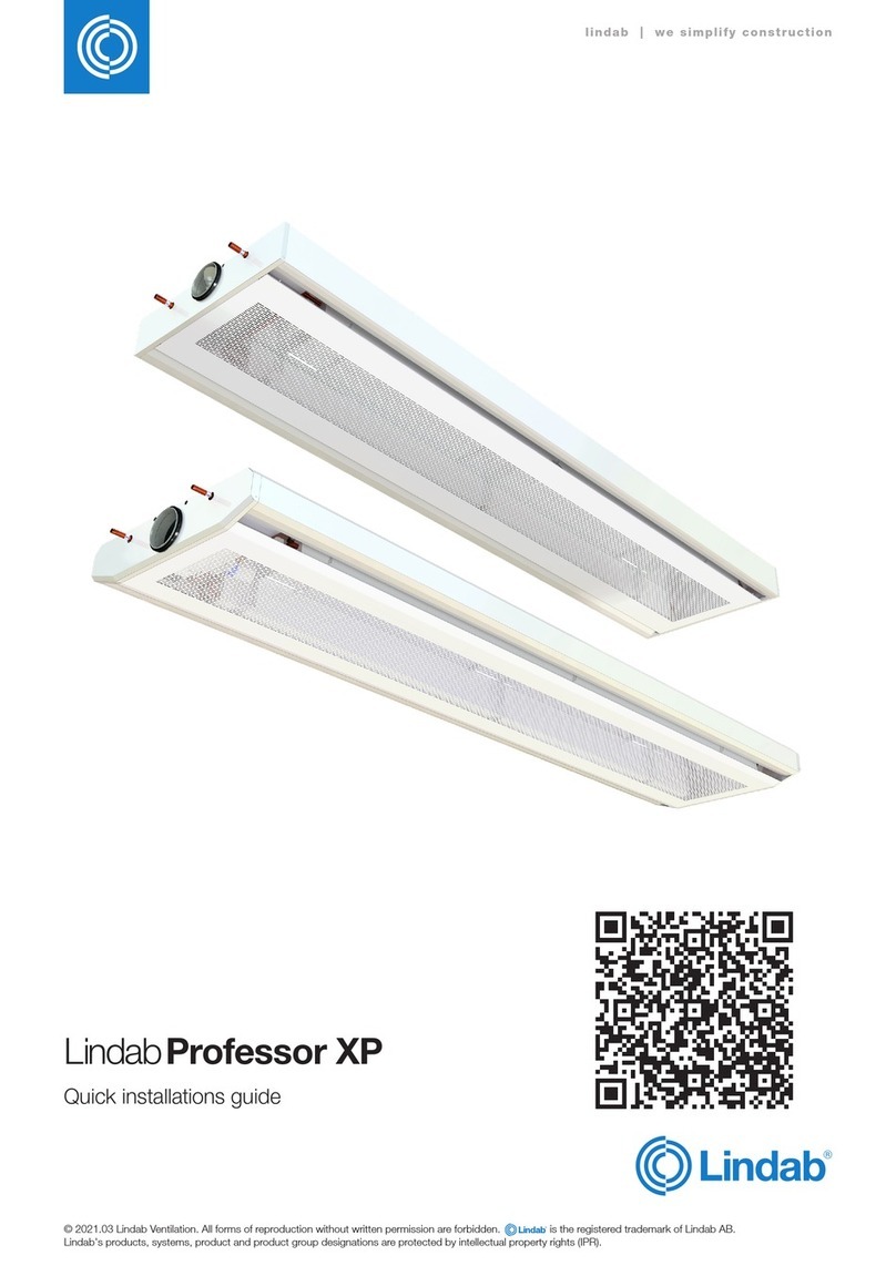 Lindab Professor XP F-45 User manual