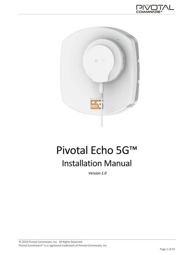 Pivotal Commware Echo 5G installation manual