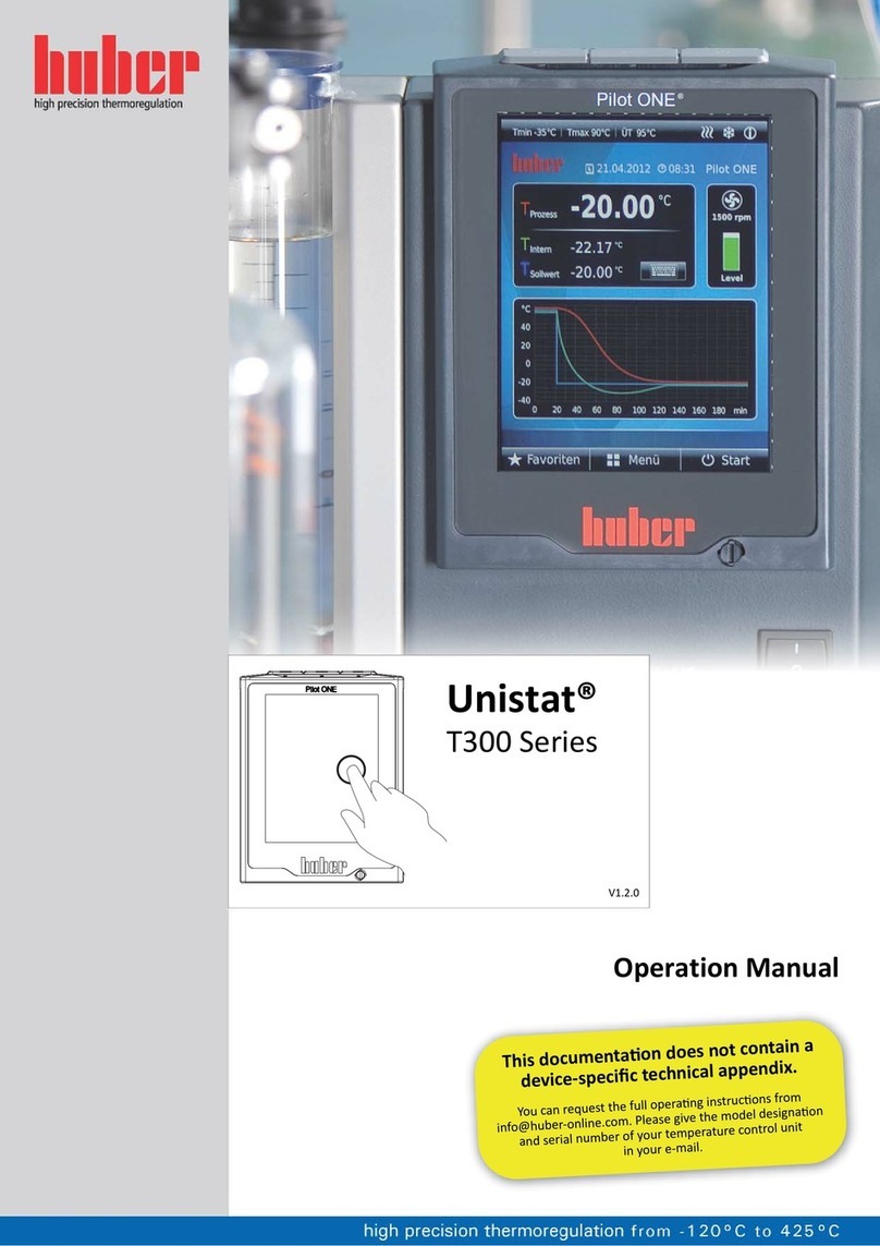 Huber Pilot ONE Unistat T300 Series Operation manual