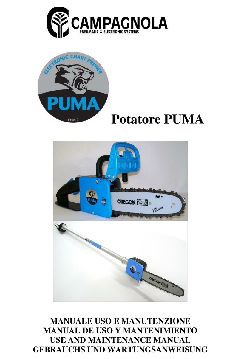 CAMPAGNOLA PUMA Use and maintenance manual