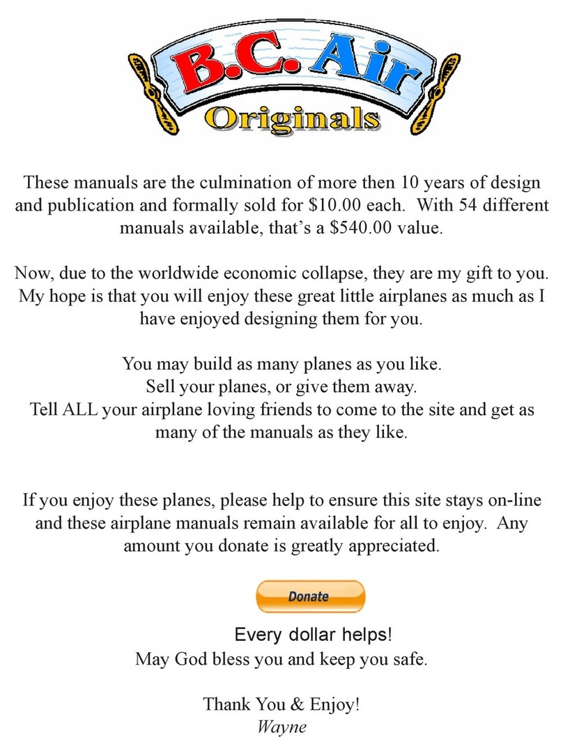 B.C. Air Republic P-47D Thunderbolt STEP BY STEP CONSTRUCTION MANUAL