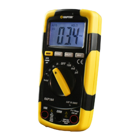 Raptor R00190 user manual