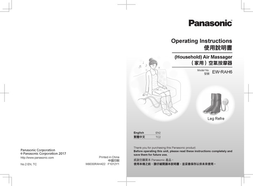 Panasonic EW-RAH6 operating instructions