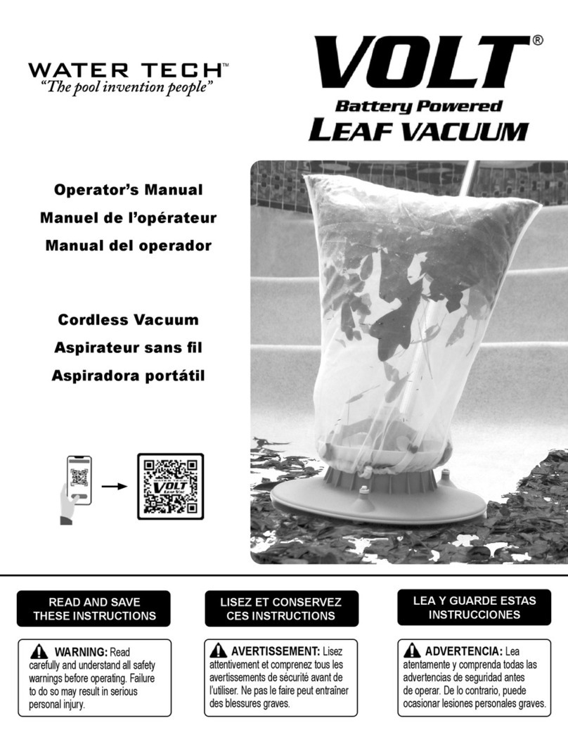 WaterTech Volt 11A0060 Operator's manual