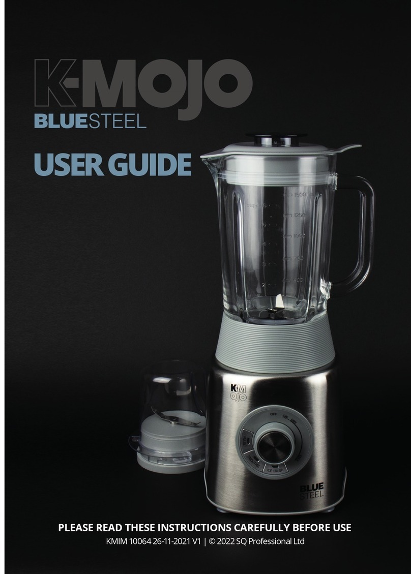 SQ Professional K-MOJO BLUESTEEL user guide