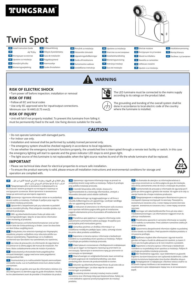 Tungsram Twin Spot Install Instruction Guide