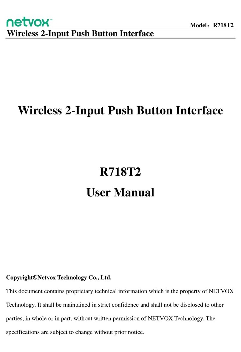 netvox R718T2 User manual