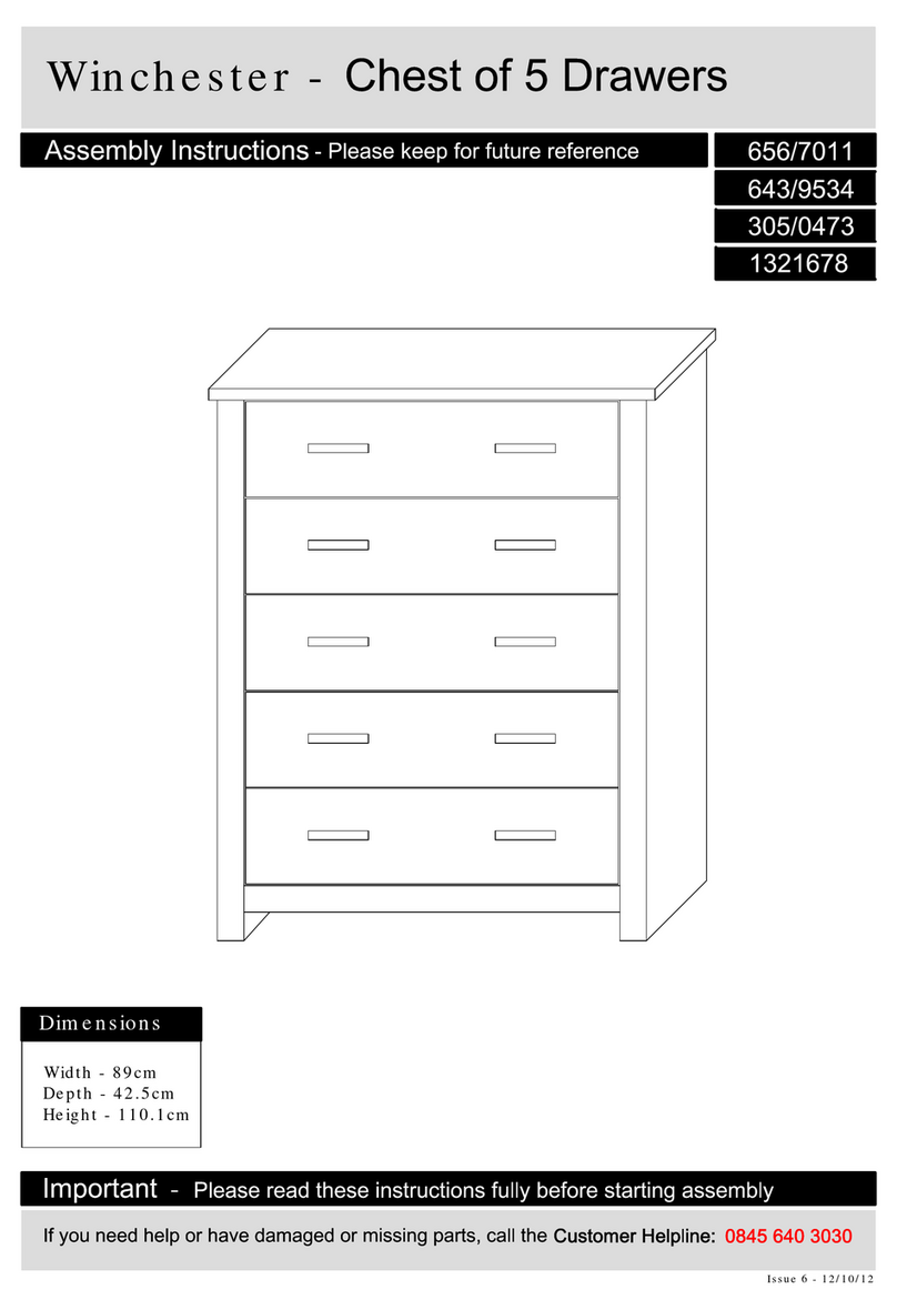 Argos Winchester 656/7011 Assembly instructions