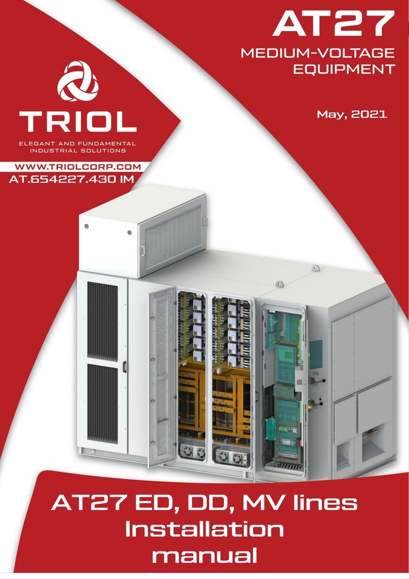 Triol AT27 ED Series installation manual