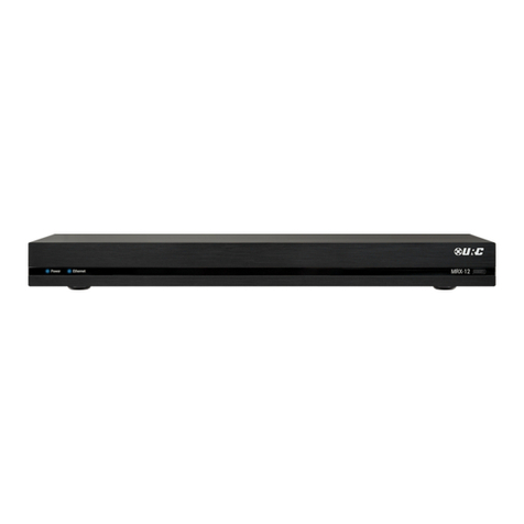 URC Total Control MRX-12 User manual