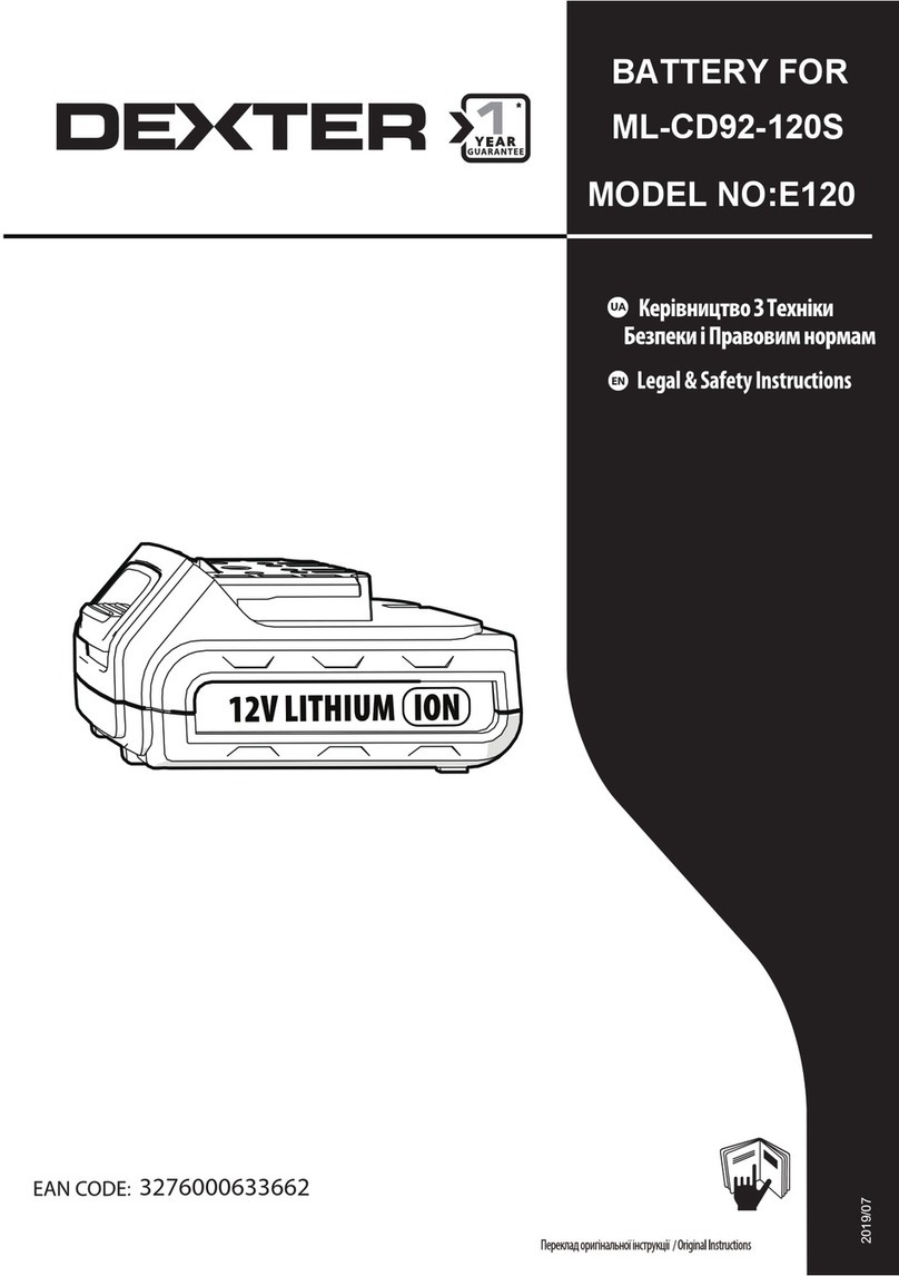 Dexter Laundry E120 Installation instructions