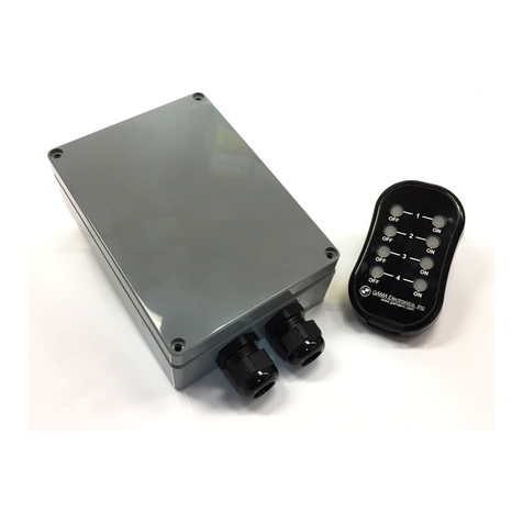 GAMA RF120V-4 Programming and operating instructions