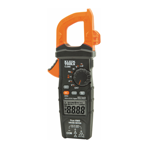 Klein Tools CL800A User manual