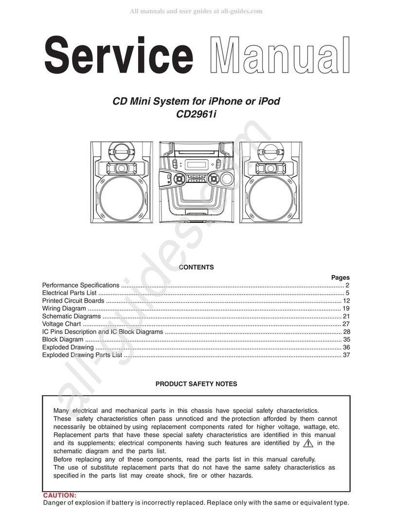 AWA CD2961i Service manual