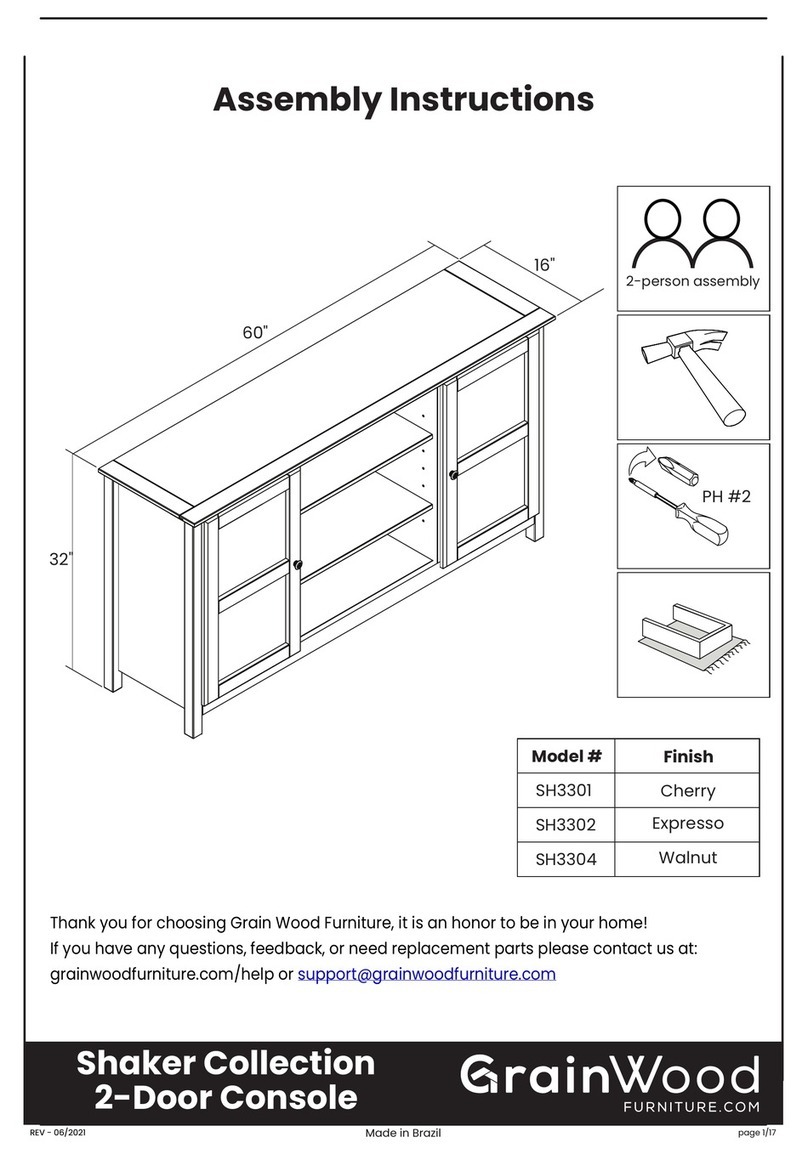 GrainWood Shaker Assembly instructions