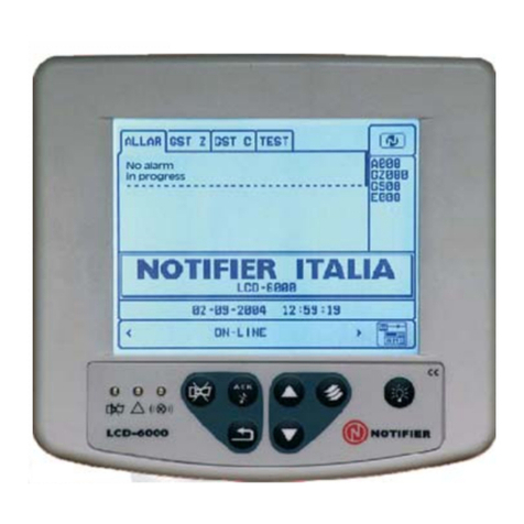 Honeywell Notifier LCD6000N installation manual