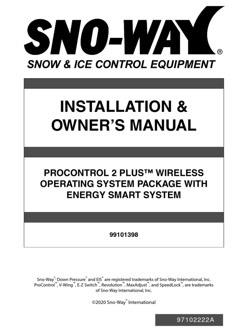 Sno-Way ProControl 2 Plus Operating instructions