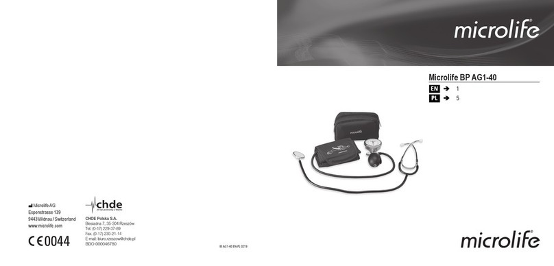 Microlife BP AG1-40 User manual