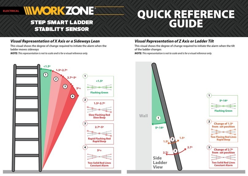 Workzone DY160121 Quick reference guide