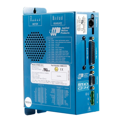 Applied Motion Products STAC6-Q-H User manual
