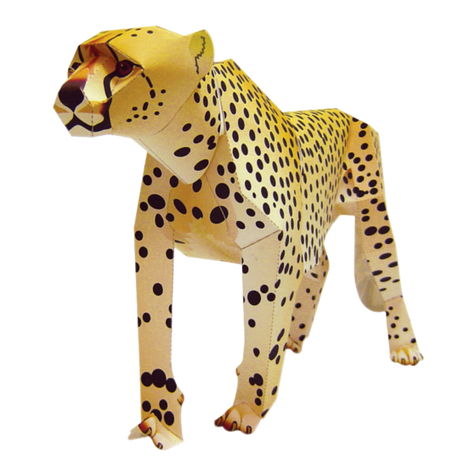 Canon Paper Craft Cheetah Assembly instructions Canon Paper Craft Cheetah Assembly instructions