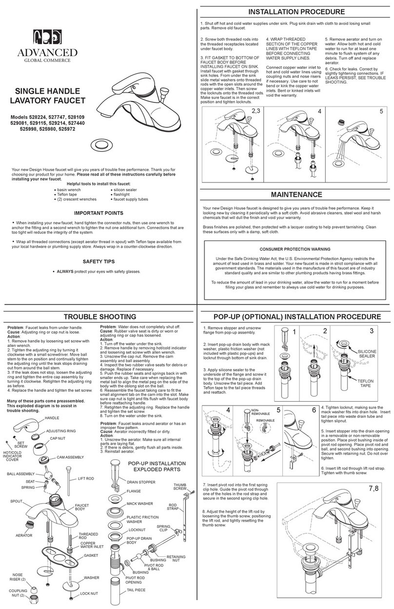 Advanced Global Technology 528224 INSTALLATION PROCEDURE