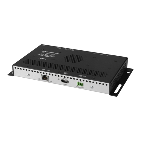 Crestron DM-NVX-E20 User manual