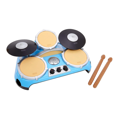 MGA Entertainment Little Tikes MY REAL JAM DRUM SET User manual