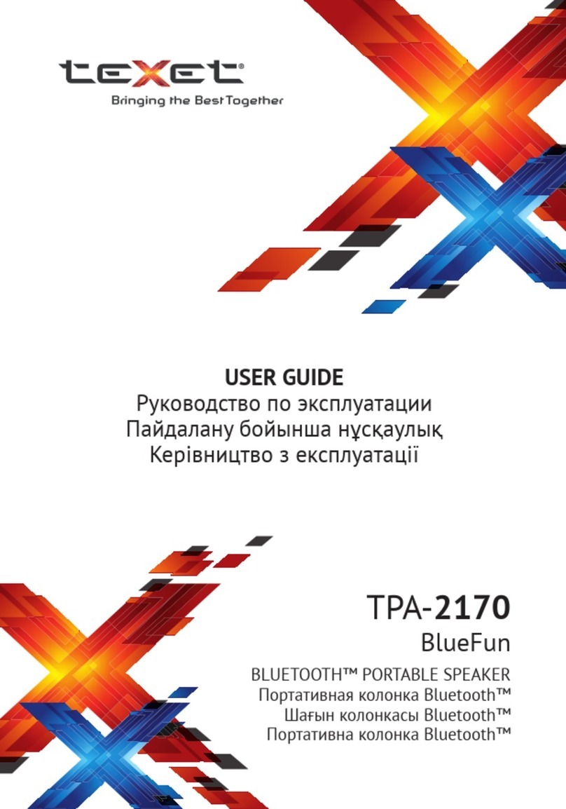texet BlueFun TPA-2170 user guide