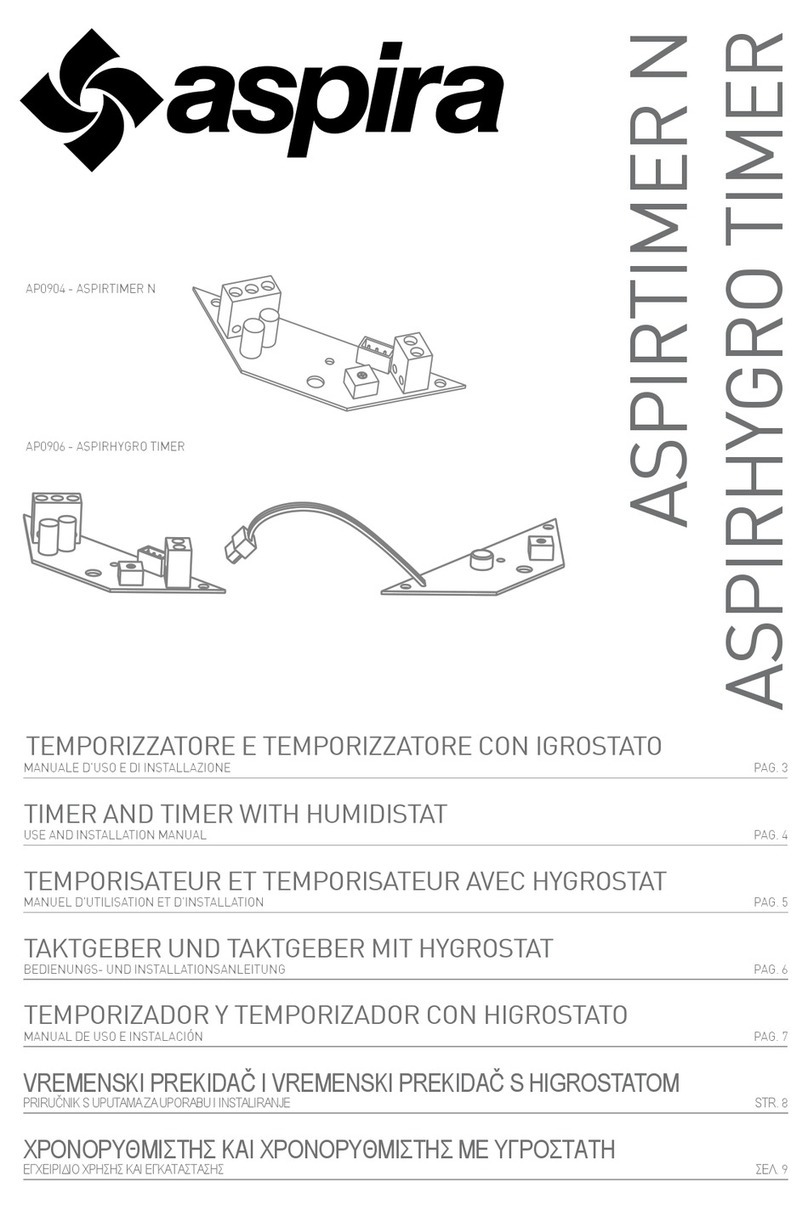 Aspira ASPIRTIMER N Use and installation  manual