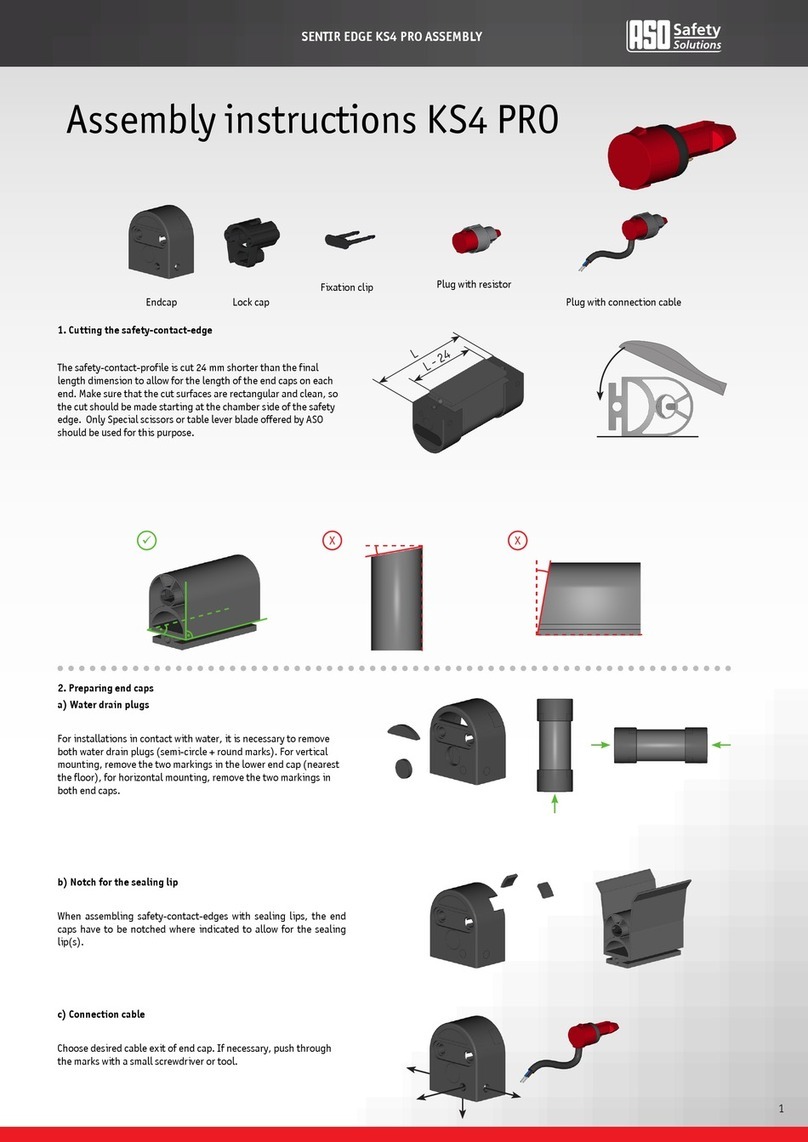 ASO Safety Solutions KS4 PRO Assembly instructions
