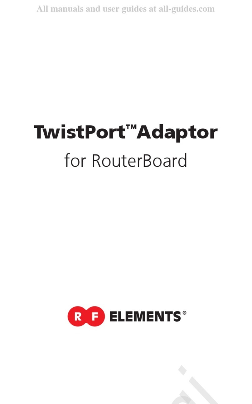 RF Elements TwistPort Adaptor manual