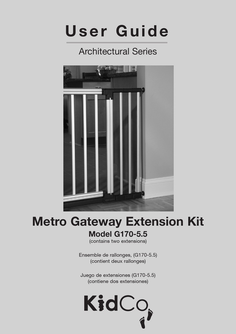 Kidco Architectural Series User manual Kidco Architectural Series User manual