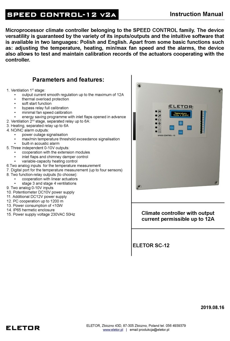 eletor SC-12 instruction manual