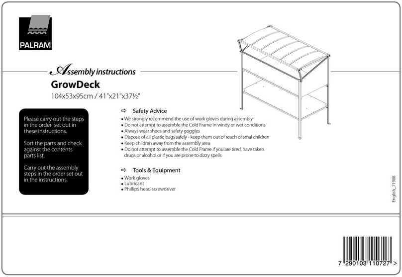 Palram GrowDeck User manual