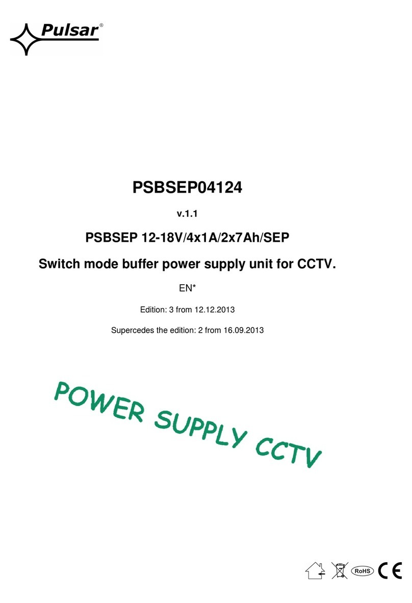 Pulsar PSBSEP04124 manual