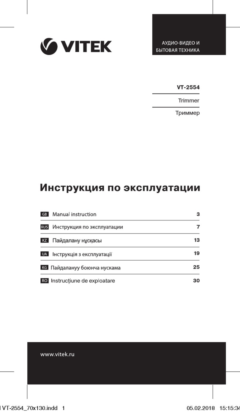 Vitek VT-2554 Manual instruction