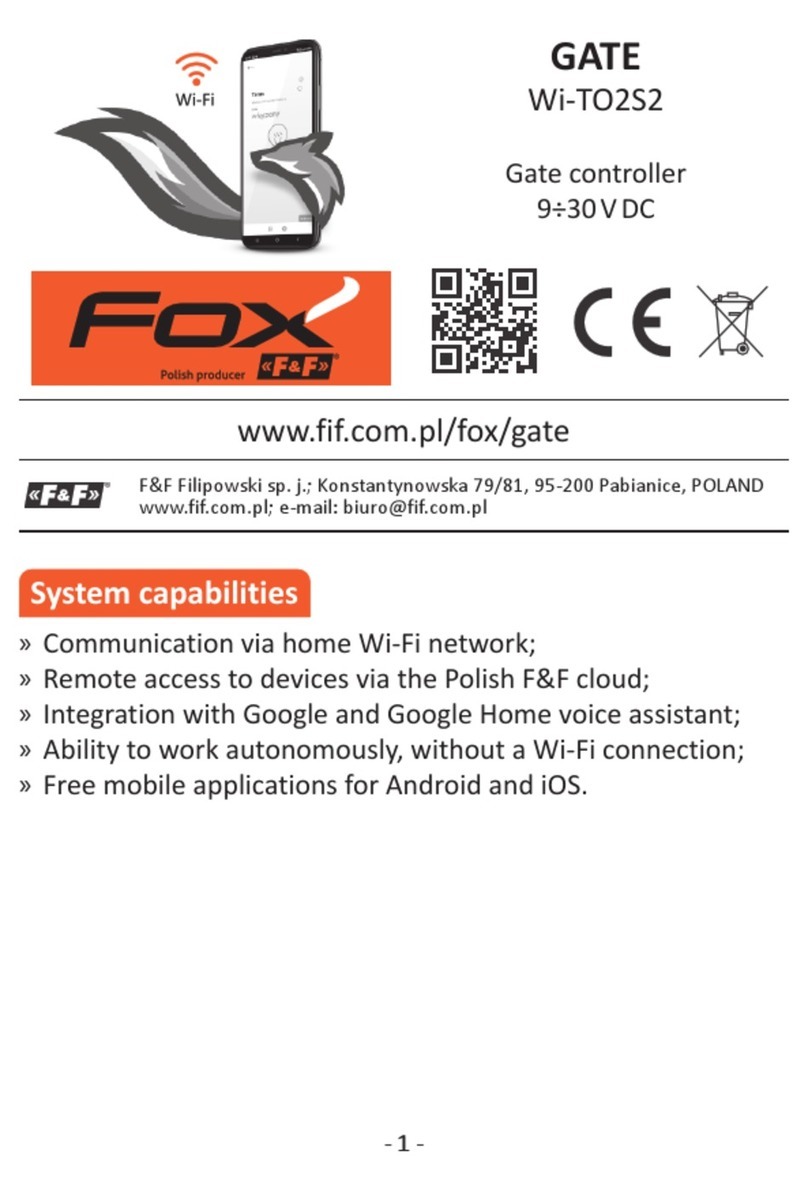 F&F FOX Wi-TO2S2 manual