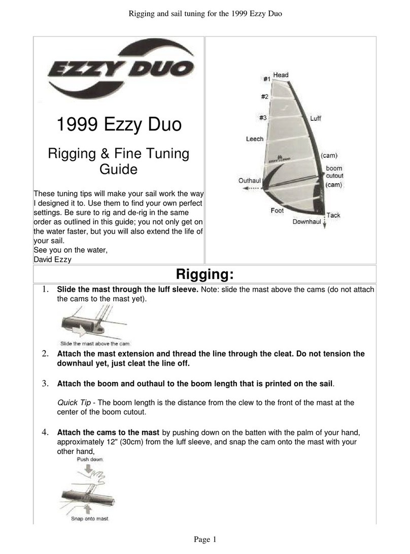EZZY SAILS Duo 1999 Quick start guide