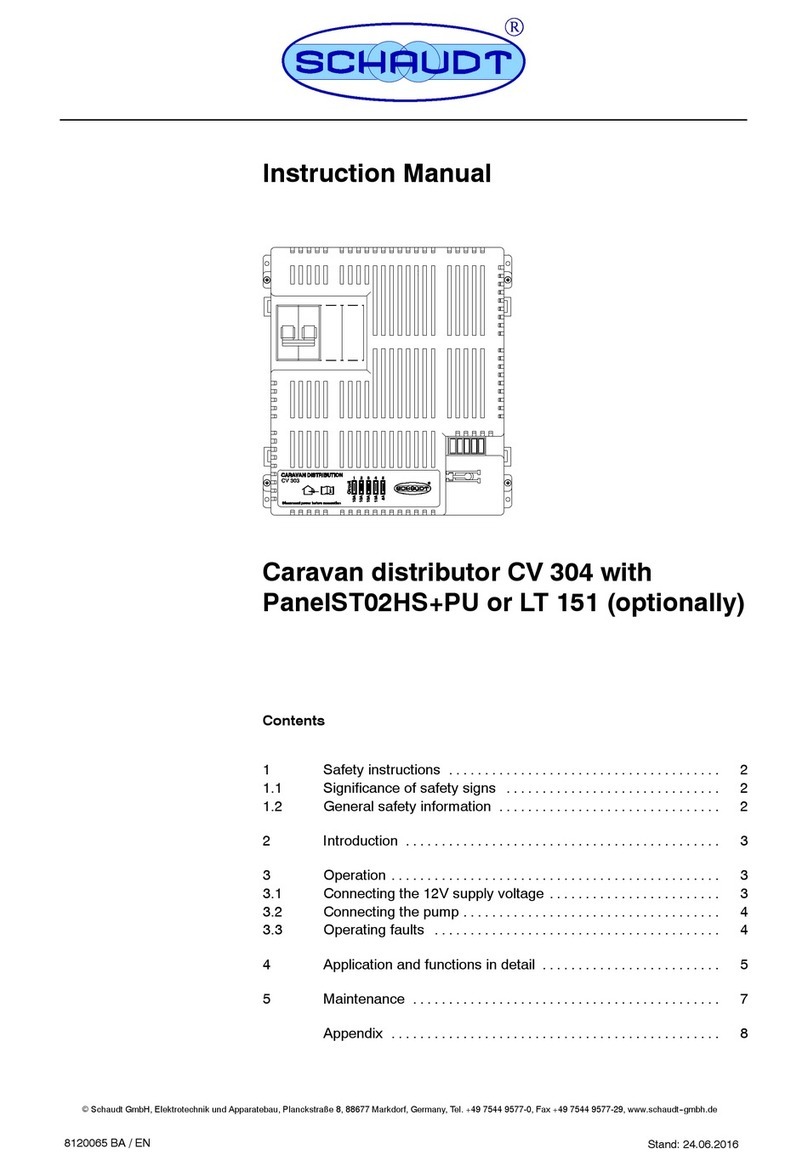 Schaudt CV 304 User manual
