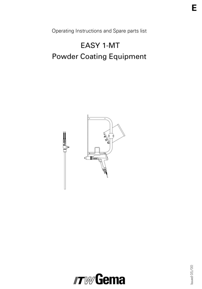 TW Gema EASY 1-MT Operating instructions and spare parts list