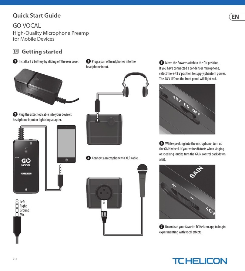 TC-Helicon GO VOCAL User manual