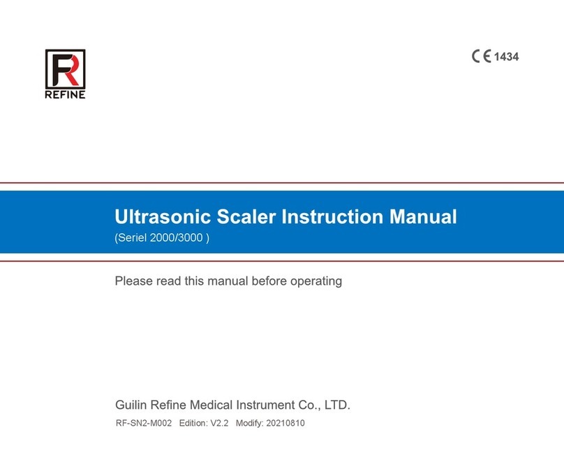 Refine 2000 Series instruction manual