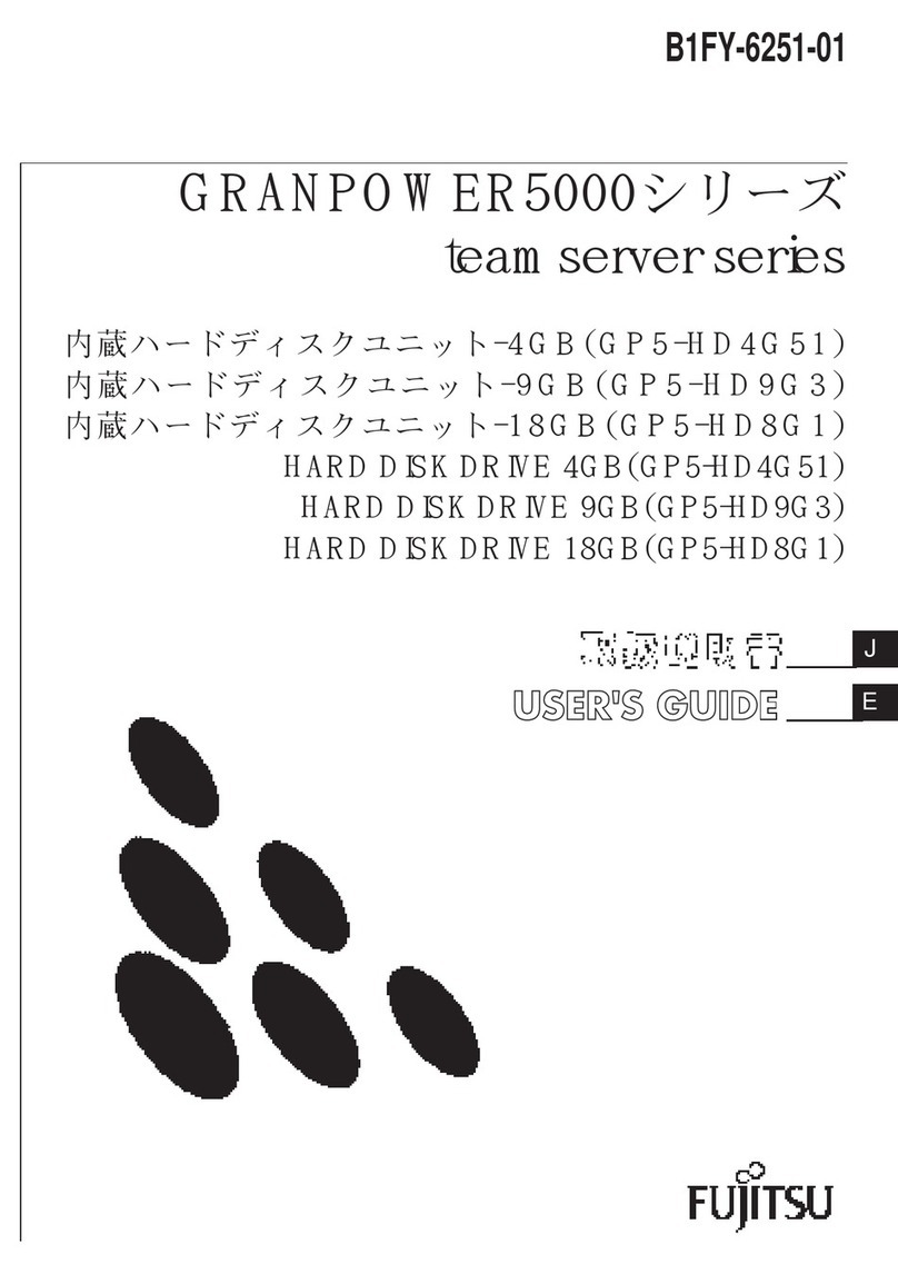 Fujitsu GRANPOWER500 TEAMSERVER Series User manual